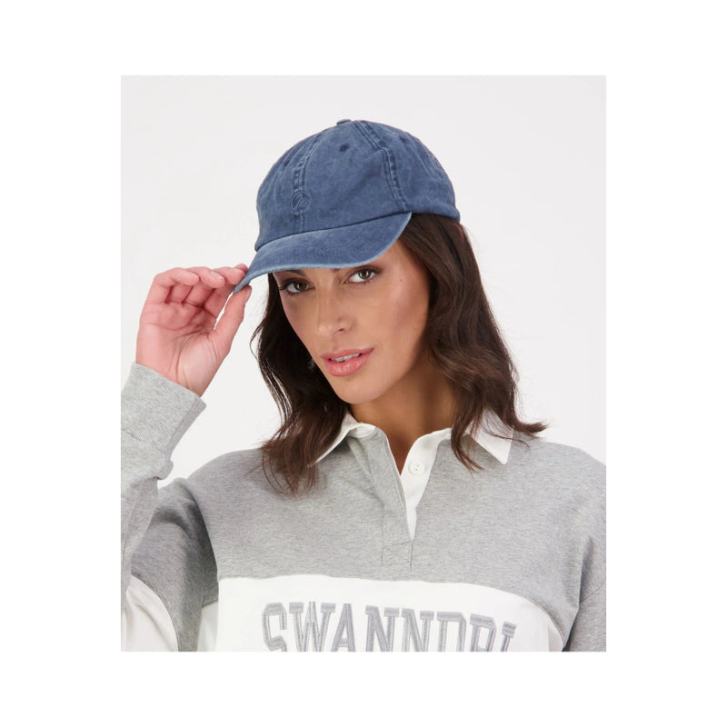 Vintage Navy | Swanndri Fundamentals Embroidered Cap Image Showing No Logos Or Titles.