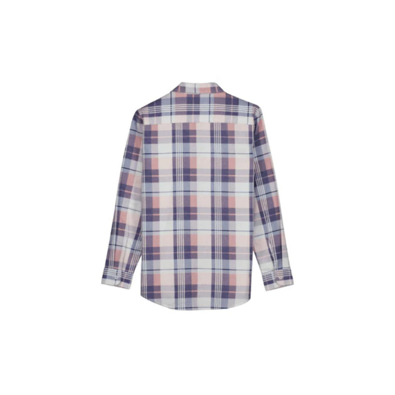 Blush |  Swanndri Kid's Egmont Flannelette Shirt Image Showing Back View.