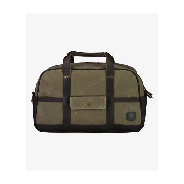 Taupe | Swanndri Kingston Canvas Overnight Bag Image Showing No Logos Or Titles.