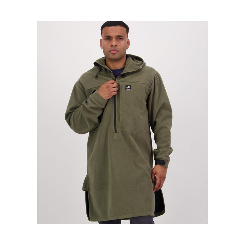 Forest | Swanndri Mens Tundra Fleece Anorak Image Showing No Logos Or Titles.