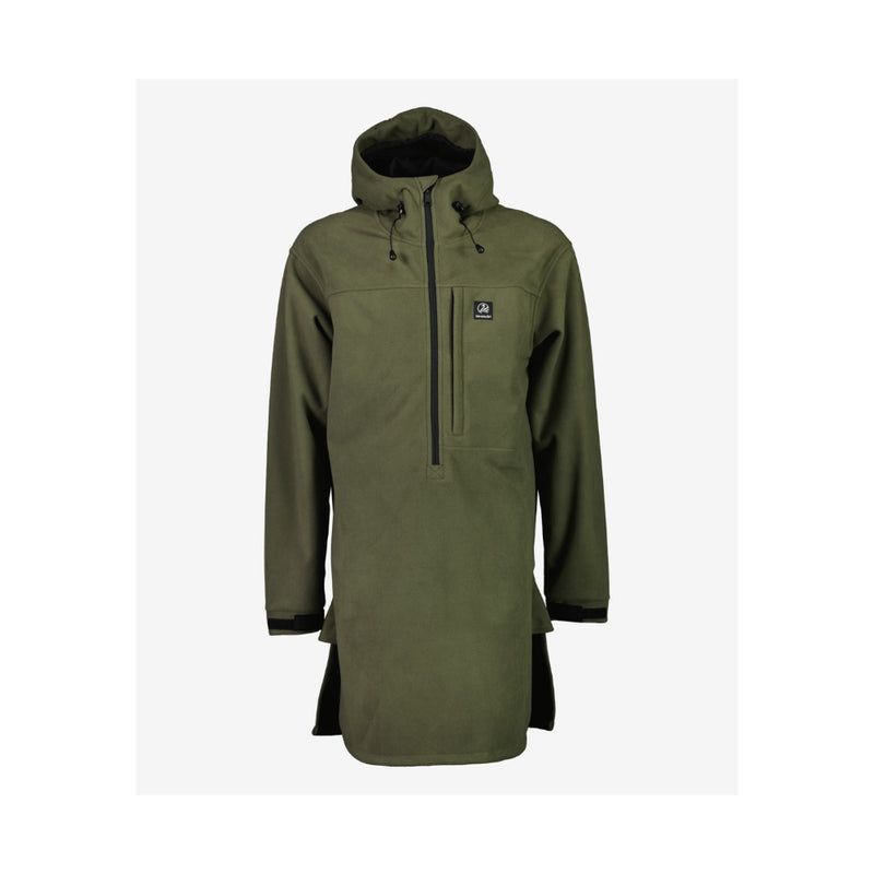 Forest | Swanndri Mens Tundra Fleece Anorak Image Showing No Model, Front View.
