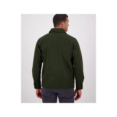 Dark Olive | Swanndri Northgate Jacket Image Showing The Back View.