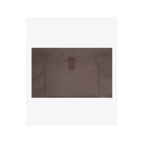 Taupe | Swanndri Queenstown Tote Bag Image Showing Inside Panel With Pocket.