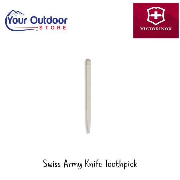 Swss Army Knife Toothpick | Hero Image Showing All Logos And Titles.