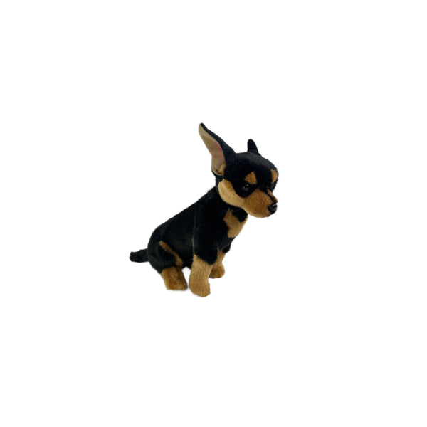 Taco | Bocchetta Chihuahua Plush Toy Image Showing Side View Of Taco.