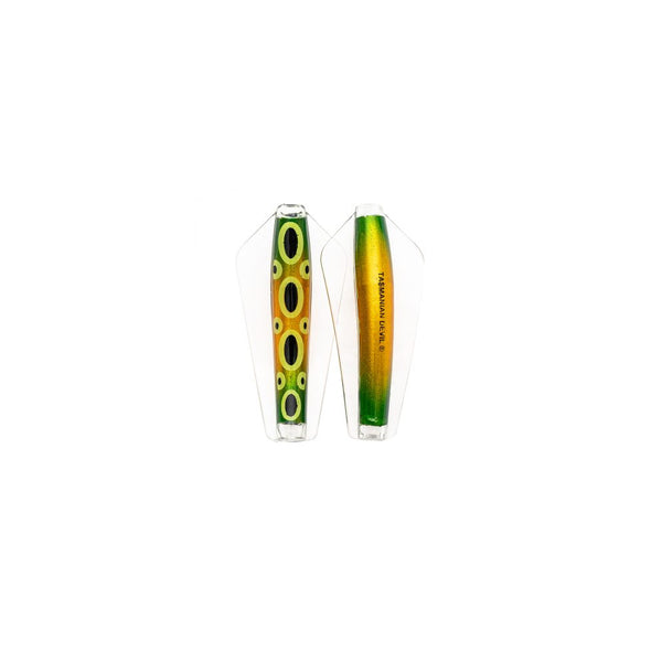 Frog |  Tassie Devil Clear Wing Lure 13.5g Image Showing No Logos Or Titles.