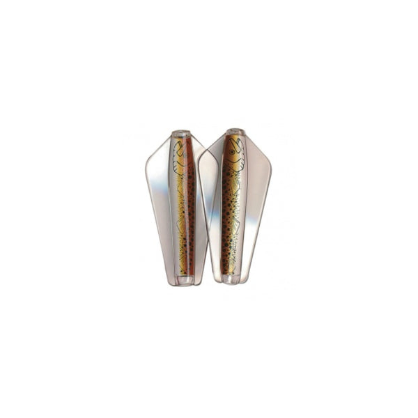 Brown Trout |  Tassie Devil Clear Wing Lure 13.5g Image Showing No Logos Or Titles.