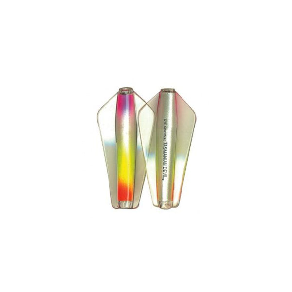Harlequin |  Tassie Devil Clear Wing Lure 13.5g Image Showing No Logos Or Titles.