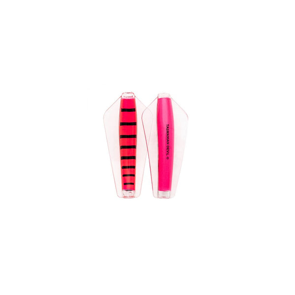 Pink Panther |  Tassie Devil Clear Wing Lure 13.5g Image Showing No Logos Or Titles.