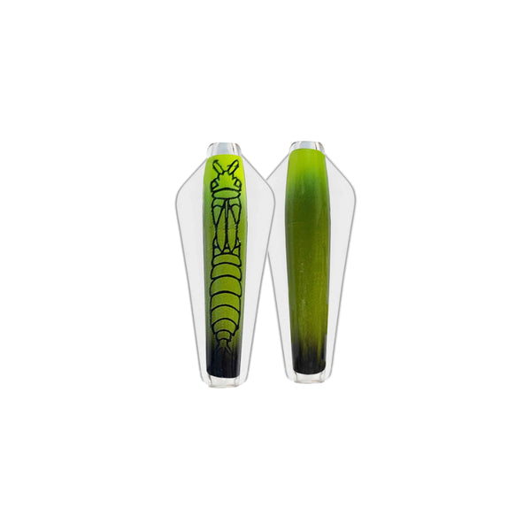 Olive Mudeye |  Tassie Devil Clear Wing Lure 13.5g Image Showing No Logos Or Titles. 