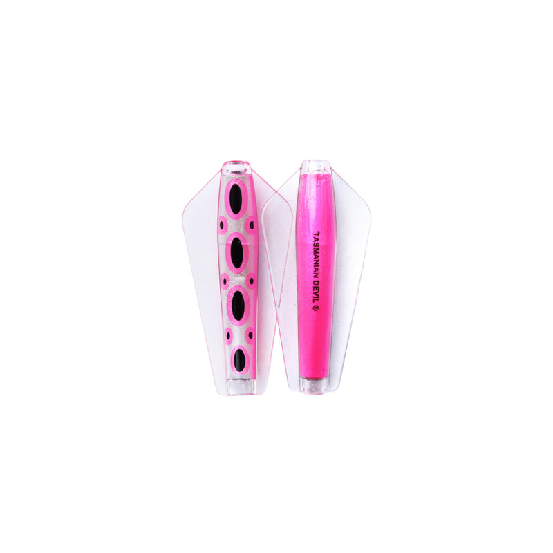Pink My Frog | Little Devil 7g Clear Wing Lure Image Showing No Logos Or Titles.