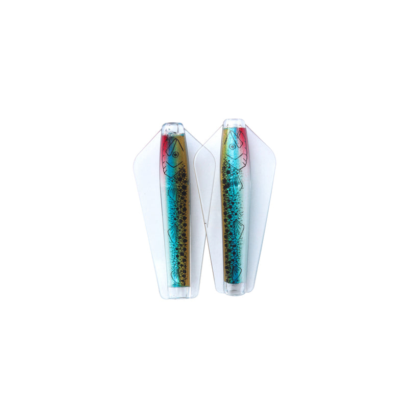 Blue Bait | Little Devil 7g Clear Wing Lure Image Showing No Logos Or Titles.