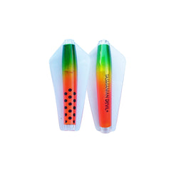 Watermelon Pearl | Little Devil 7g Clear Wing Lure Image Showing No Logos Or Titles.