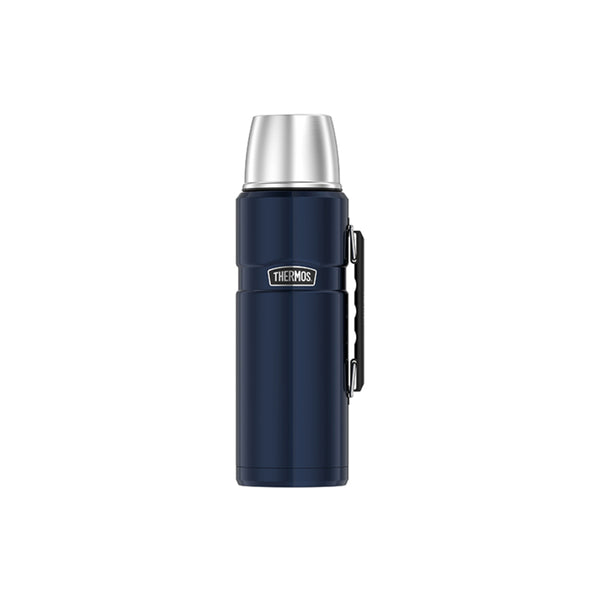 Midnight Navy / 2L | Thermos Vacuum Insulated Stainless Steel Thermos Image Showing No Logos or Titles.