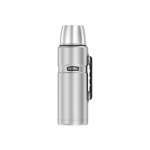 Stainless / 2L | Thermos Vacuum Insulated Stainless Thermos Image Showing No Logos or Titles.