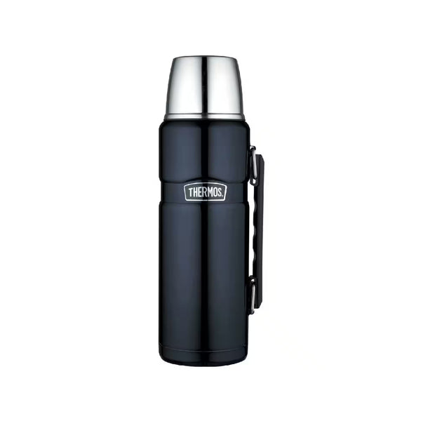 Midnight Navy / 1.2L | Thermos Vacuum Insulated Stainless Steel Thermos Image Showing No Logos Or Titles.