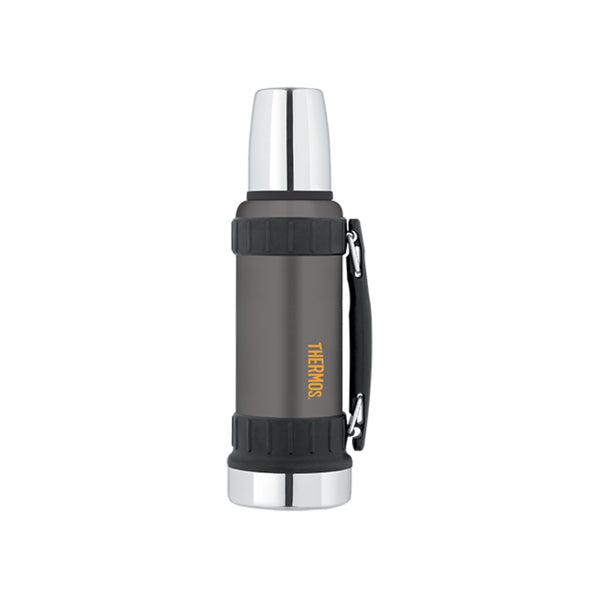 Grey  | Thermos Work Series Vacuum Insulated Flask Image Showing No Packaging.