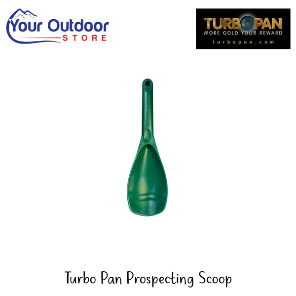Turbo Pan Prospecting Scoop | Hero Image Showing All Logos And Titles.