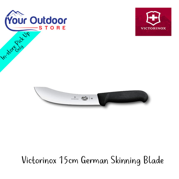 Victorinox 15cm German Skinning Blade | Hero Image Sowing All Logos And Titles.
