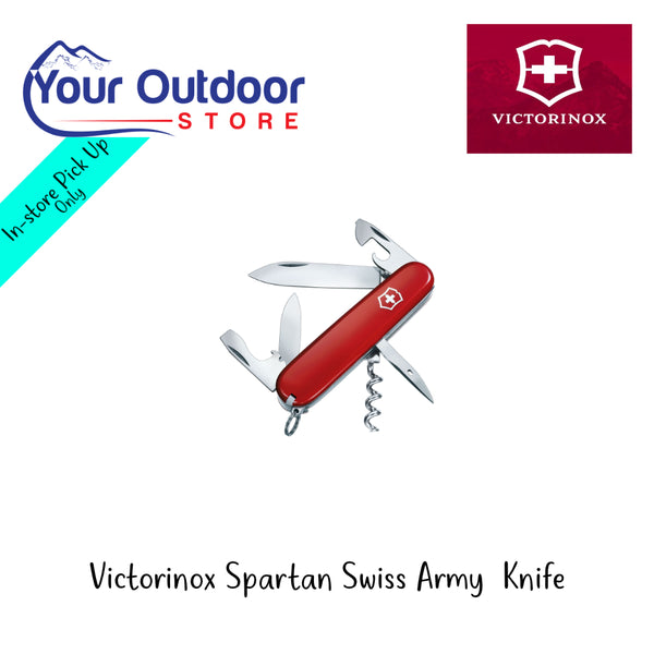Victorinox Spartan Swiss Army Knife | Hero Image Showing All Logos And Titles.