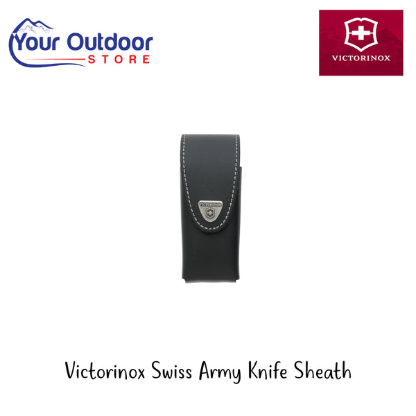 Victorinox Swiss Army Knife Sheath | Hero Image Showing All Logos And Titles.