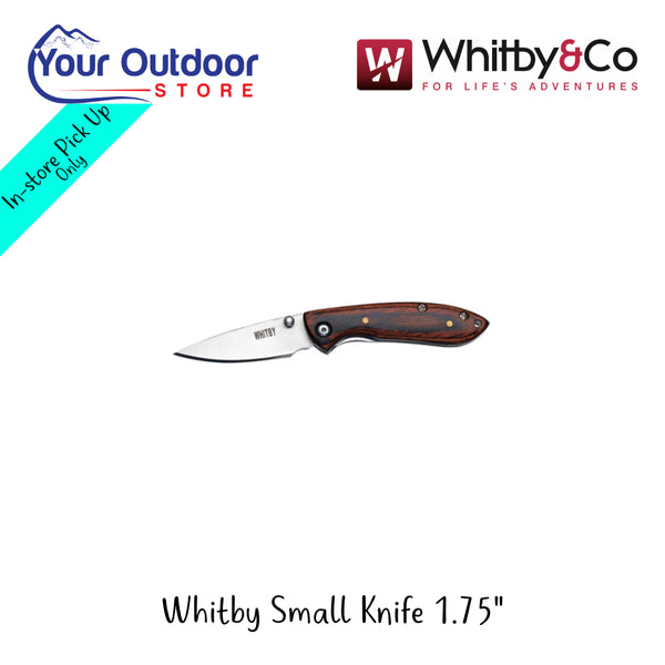 WHITBY Small Knife 1.75 | Hero Image Showing All Logos And Titles.