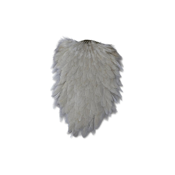 Dun | Waspi Soft Hackle Hen Saddle Patch Image Showing No Logos Or Titles.