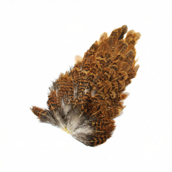 Speckled Brown | Waspi Soft Hackle Hen Saddle Patch Image Showing No Logos Or Titles.