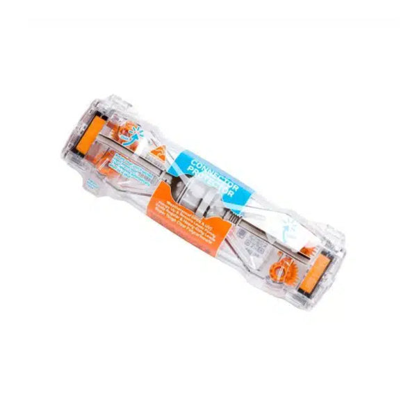 Clear | Weatherproof Connector Protector X1. Shown in Packaging. 
