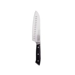 Stainless Steel | Weber 18cm Santoku Knife - Side View.