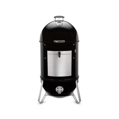 Black | Weber 57cm Smokey Mountain Cooker Image Showing No Logos Or Titles.