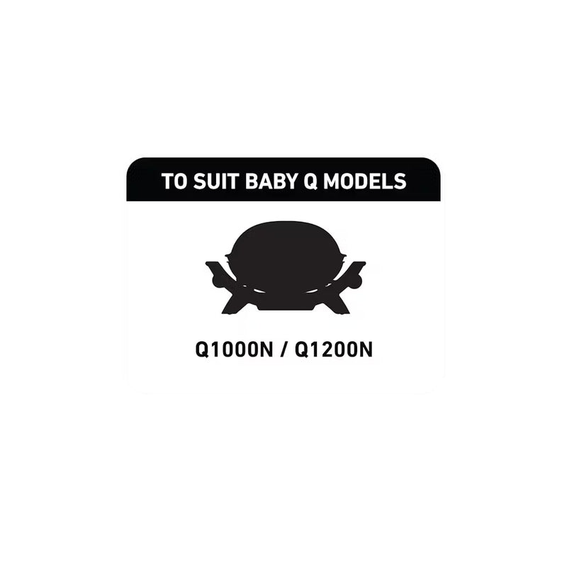 Weber Baby Q Half Hotplate N Series | Image Showing Which Models The Half Plate Suits.