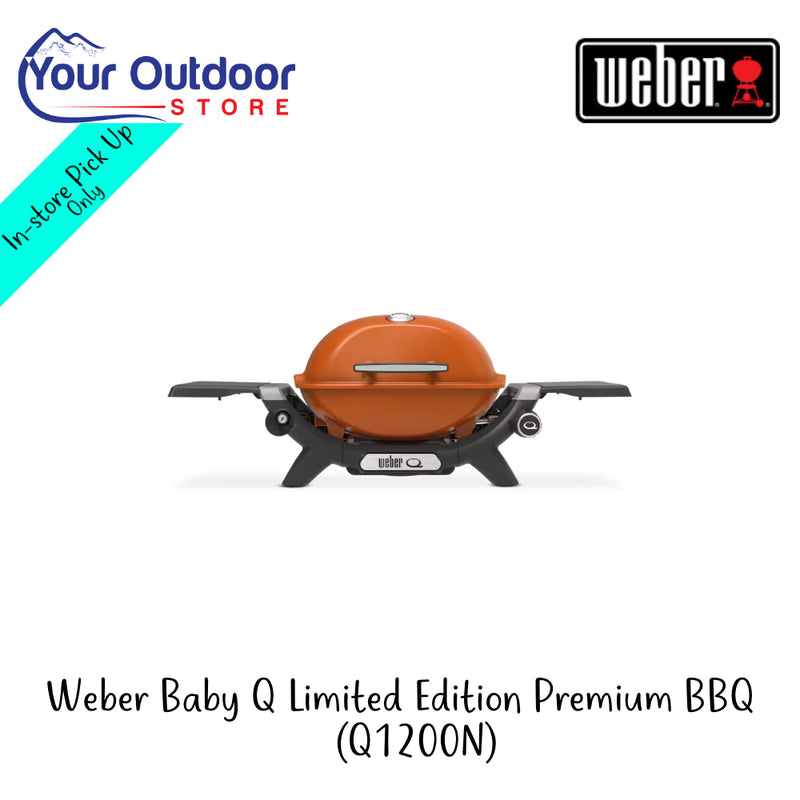 Weber Baby Q Limited Edition Premium BBQ (Q1200N) | Hero Image Showing All logos And Titles.