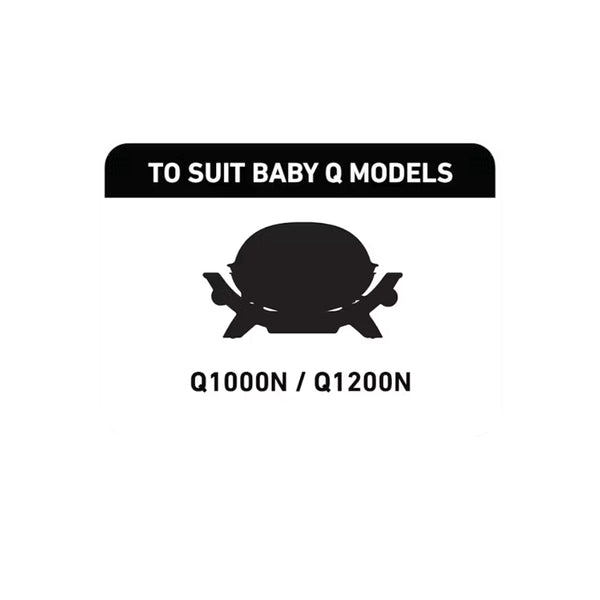 Black | Weber Baby Q Starter Pack Image Showing Which Weber Models The Starter Pack Fit.