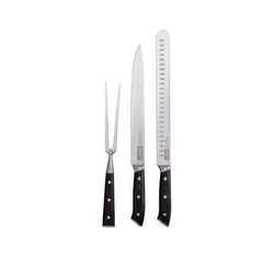 Stainless Steel | Weber Carving Knife Set. Showing Full set. 