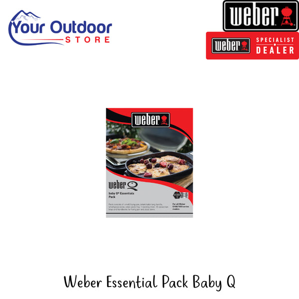 Weber Essential Pack Baby Q | Hero Image Showing No Logos Or Titles.