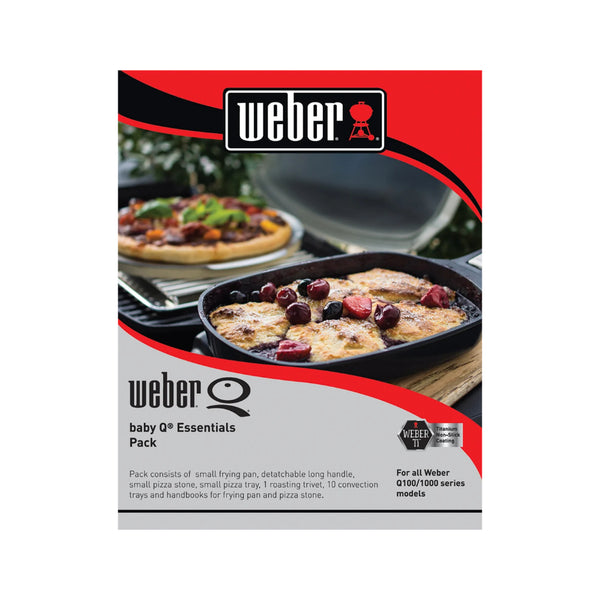 Black | Weber Essential Pack Baby Q  Image Showing No Logos Or Titles.