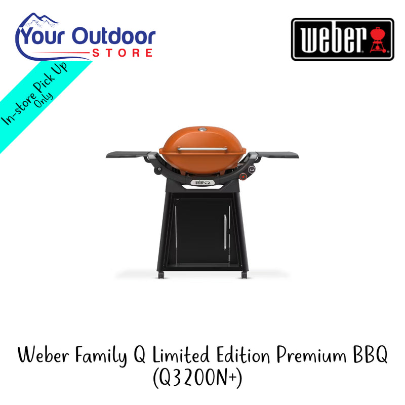 Weber Family Q Limited Edition Premium BBQ (Q3200N+) | Hero Image Showing All Logos And Titles.