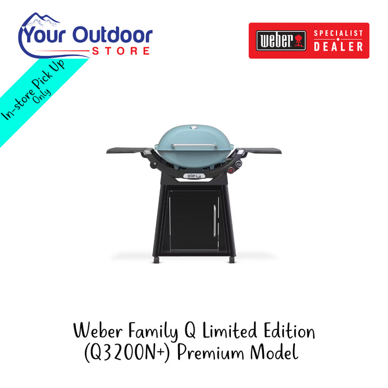 Weber Family Q Limited Edition (Q3200N+) Premium Model | Hero Image Showing All Logos And Titles.