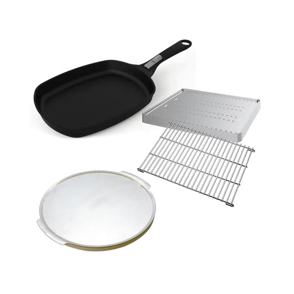 Black |  Weber Family Q Starter Pack Image Showing No Logos Or Titles.