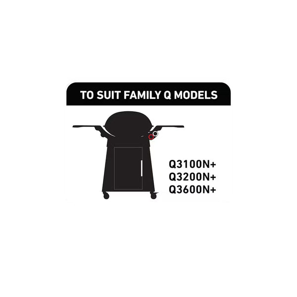 Black | Weber Family Q Starter Pack Image Showing Which Weber Models The Starter Pack Suits.