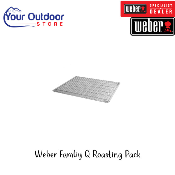 Weber Family Q Raosting Pack | Hero Image Showing All Logos And Titles.
