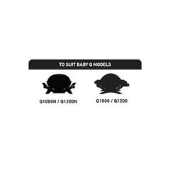 26cm | Weber Q 26cm Pizza Stone Mk 2 Image Showing Which Weber Q Models The Pizza Stone Will Suit.