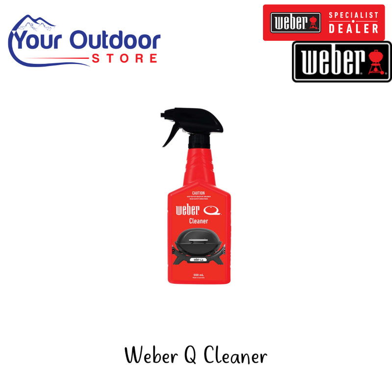 Weber Q Cleaner | Hero Image Showing All Logos And Titles.