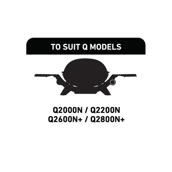 Q2X00N | Weber Full Hot Plate Image Showing Which Models The Product Fits.