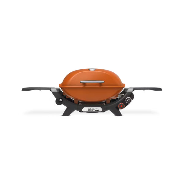 Sunset Orange | Weber Q Limited Edition Premium BBQ (Q2800N+) Image Showing No Logos Or Titles.