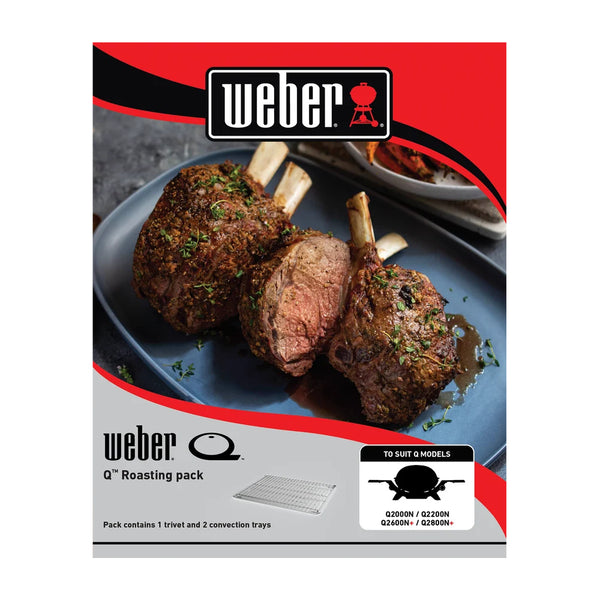 For All Q2000N Q2200N Q2600N+ Q2800N+ | Weber Roasting Pack Image Showing No Logos Or Titles.
