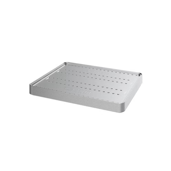 Silver | Weber Q2000N Q2200N Q2600N Q2800N Convection Tray 10 Pack Image Showing The Pack Of 10 Trays Out Of The Packaging.