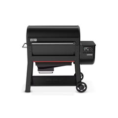Black | Weber Searwood XL 600 Pellet BBQ Image Showing No Logos Or Titles.
