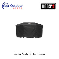 Weber Slate 30 Inch Cover | Hero Image Showing All Logos And Titles.